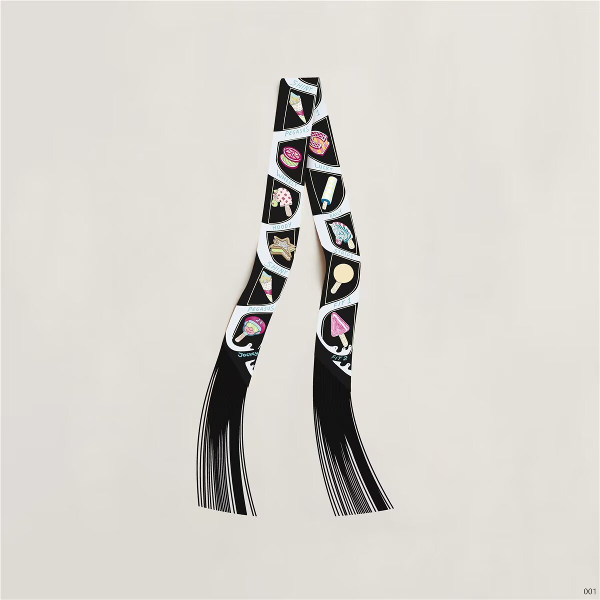 Fringed Twill Satin Small Scarf For Spring Summer Layering And Casual Matching