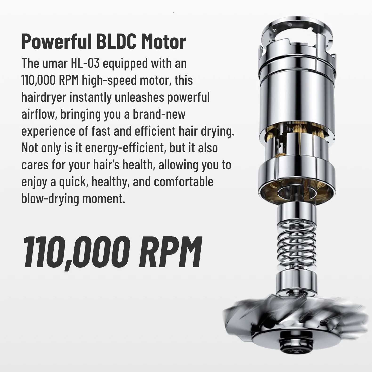 New Super Hair Dryer for hair BLDC Motor 220V 1500W High Power Blow Dryer Styling Tool Professional HairDryer Ionic HairdryersT251118
