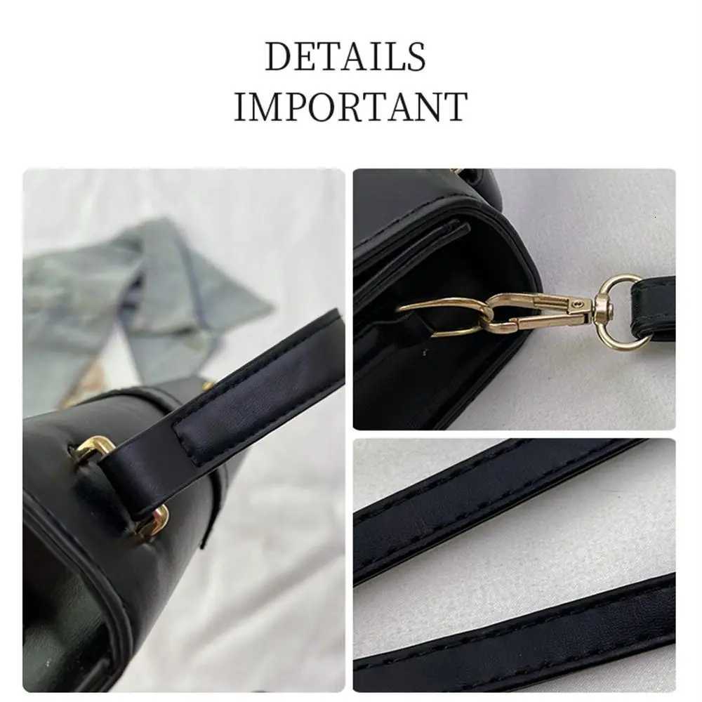 PU Leather Messenger Shoulder Bag Fashion Handbag Leisure Portable Sling Bag Ladies Solid Color Simple Crossbody BagW251118
