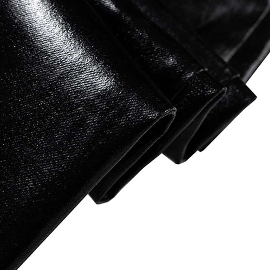 Men Fashion Flared Designer Denim Pants Black Loose Jeans Trousers for Male