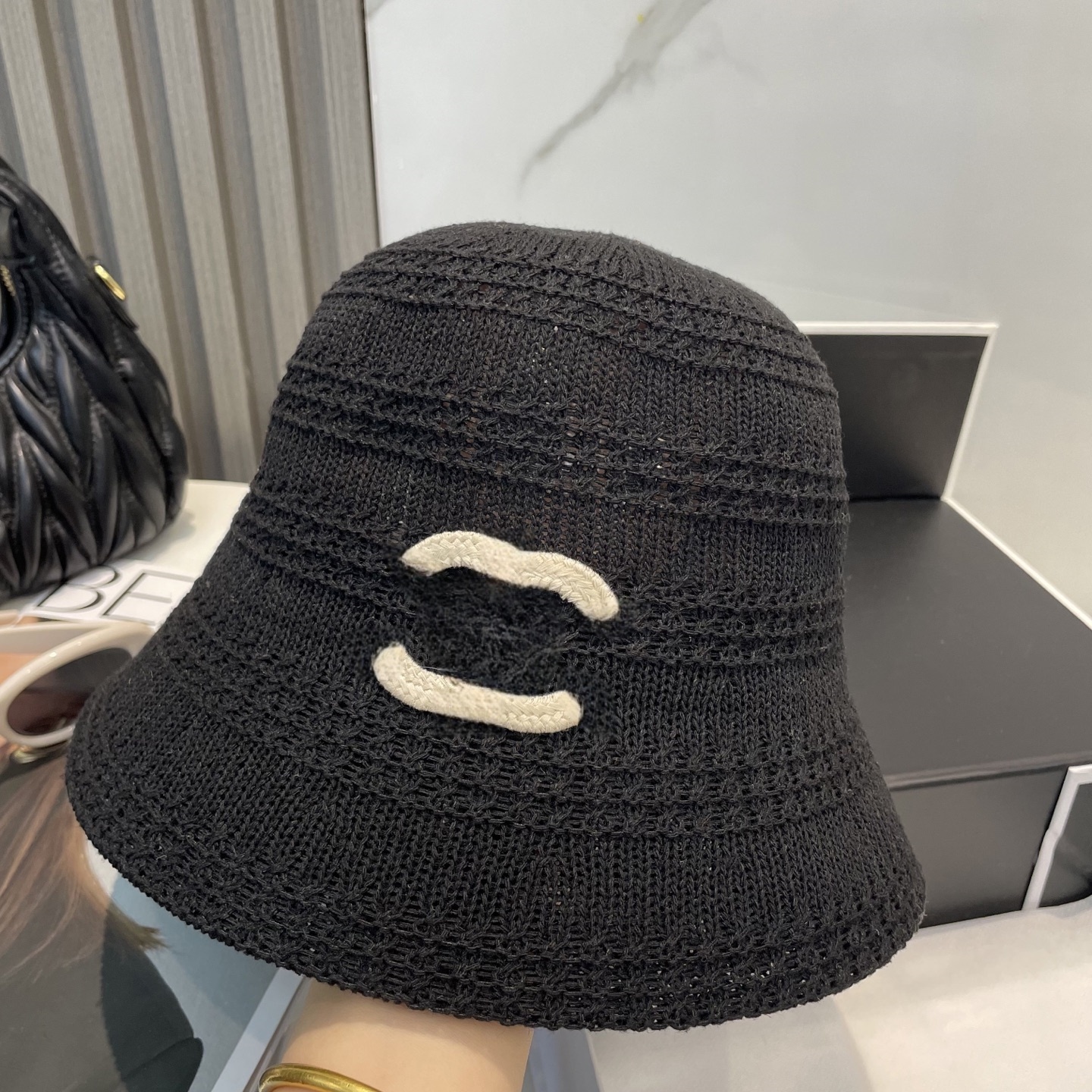 new beach bucket knitted basin cap weave designer for women prevent sun protection holiday hats designers men gorras hat