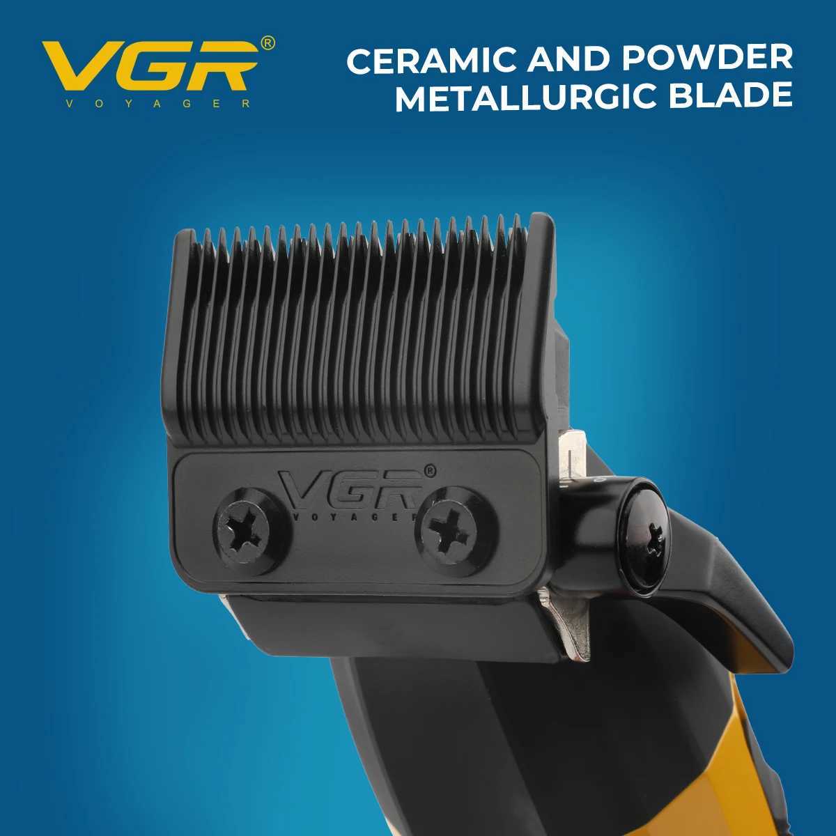 VGR 9000RPM Hair Clipper Professional Clippers Adjustable Haircut Mane Cordless Hair Trimmer Electric Hair Clippers Men V-285W250418