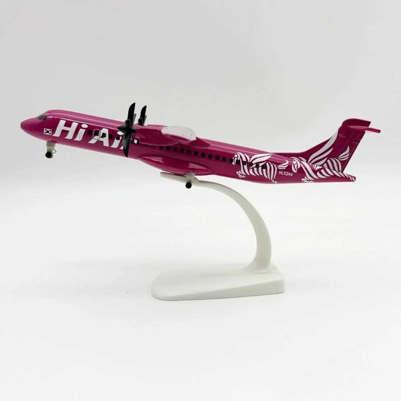 20cm Toy Planes For Kids Alloy Metal Korea ATR Airplane Model Diecast Air Plane Model Aircraft Wheels Landing Gears For Collecti C251118