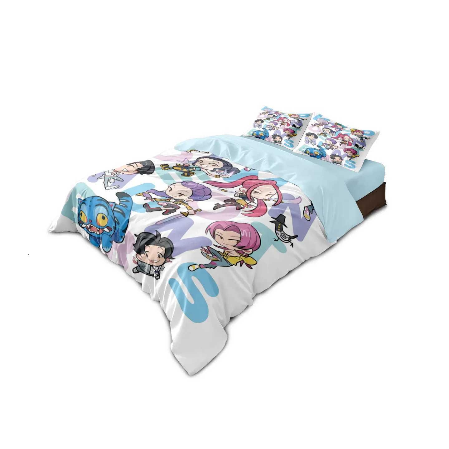 3pc Kopo boy group Print Bedding Set with Coreless Soft Comfortable Multi Size Machine Washable 1 Duvet Cover2 casesM251118