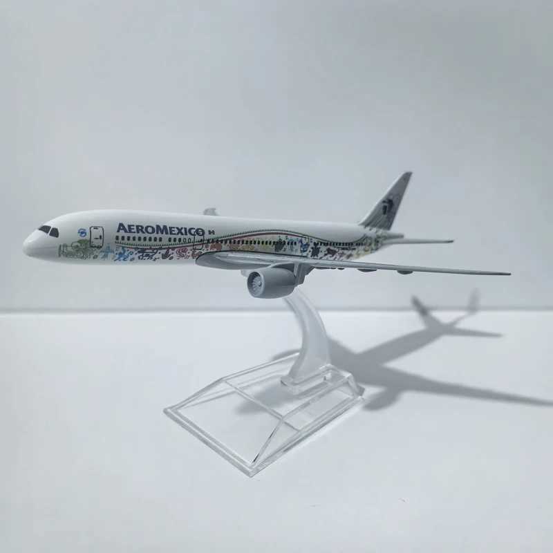 JASON TUTU Diecast Metal 1/400 Scale Aeromexico Boeing 787 Planes Aircraft Model Planel Airplane Collect Gifts C251118