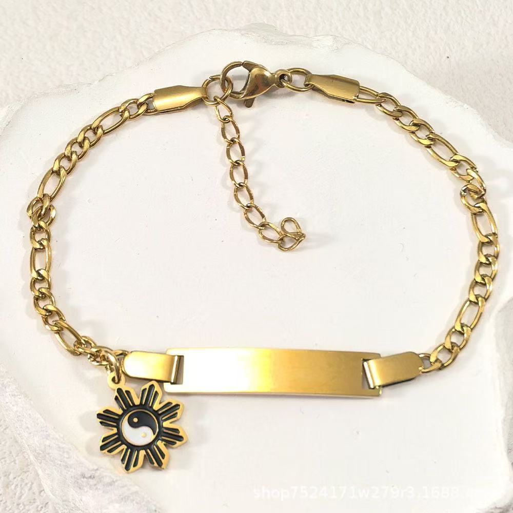 DUOYING Custom Nameplate Bracelet Butterfly Chain Personalized Enamel Colorful Charms Bangles For Kids Jewelry Gift 250214