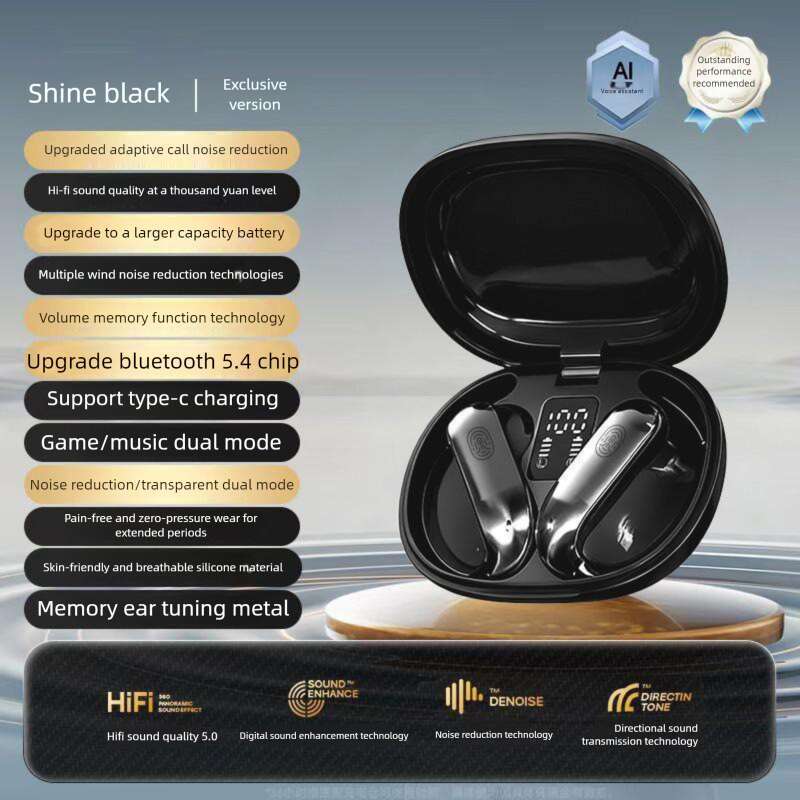 Brand Designer Niche New Earloop Long Battery Life Non-In-Ear Headphones & Earphones True Wireless High Quality Bluetooth Headphones