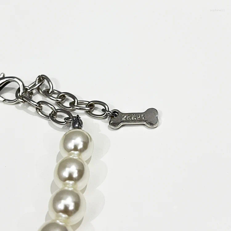 Update Pet Supplies Collar Leash Pearls Cat Necklace Accessories Small & Medium Dog