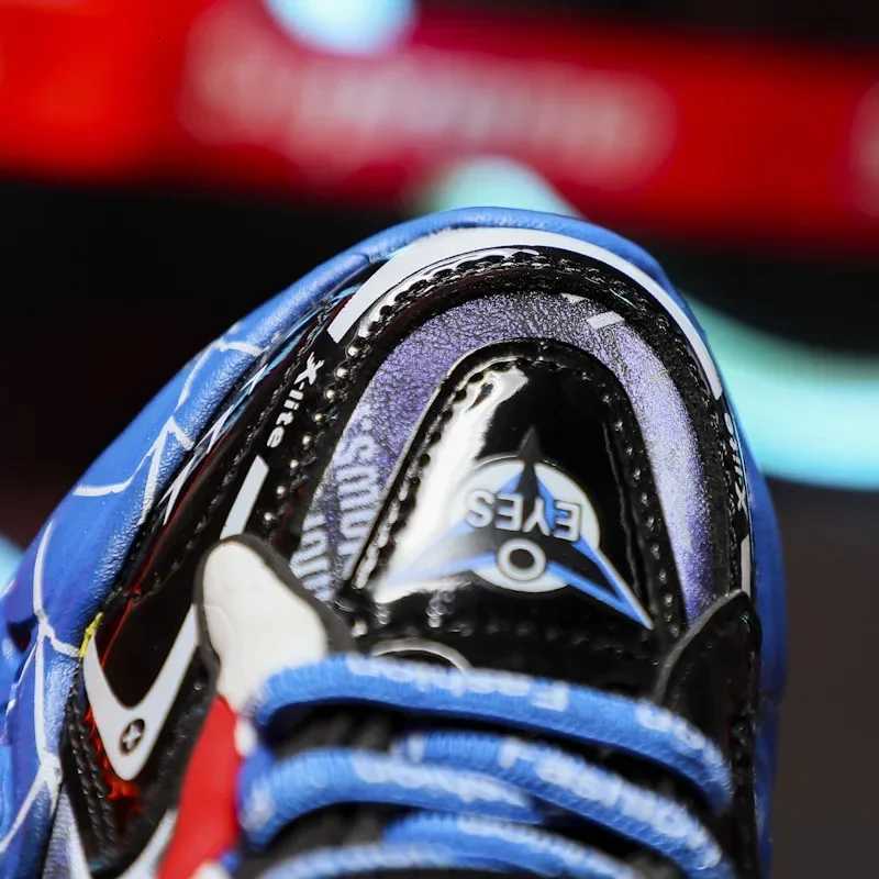 Rotating Button Children Sneakers Kid Cartoon Anime Running Lightweight Illuminated Outdoor Casual Boy Shoes H260130