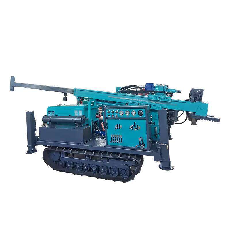 Strong Power Diesel Engine 500m Hydraulic Drill Core Drilling Rig