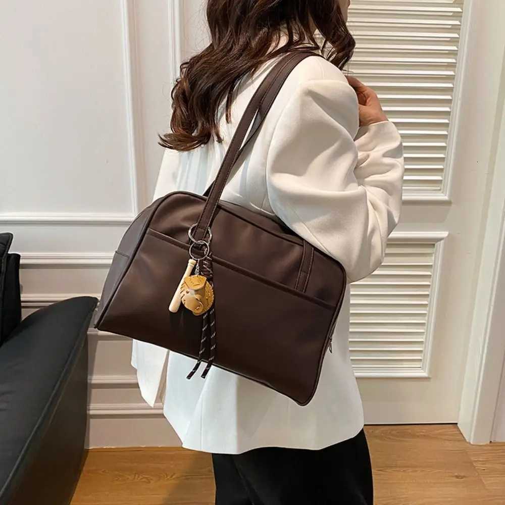 Fashion PU Leather Shoulder Bag Large Capacity with Pendant Crossbody Bags Tote Bag WomenW251118