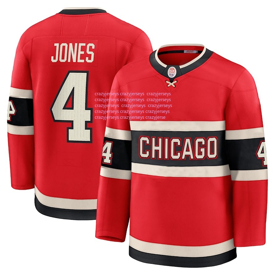 Best seller custom your name number personalize hockey jersey Chicago BEDARD 98 HALL 71 FOLIGNO 17 JOnes4