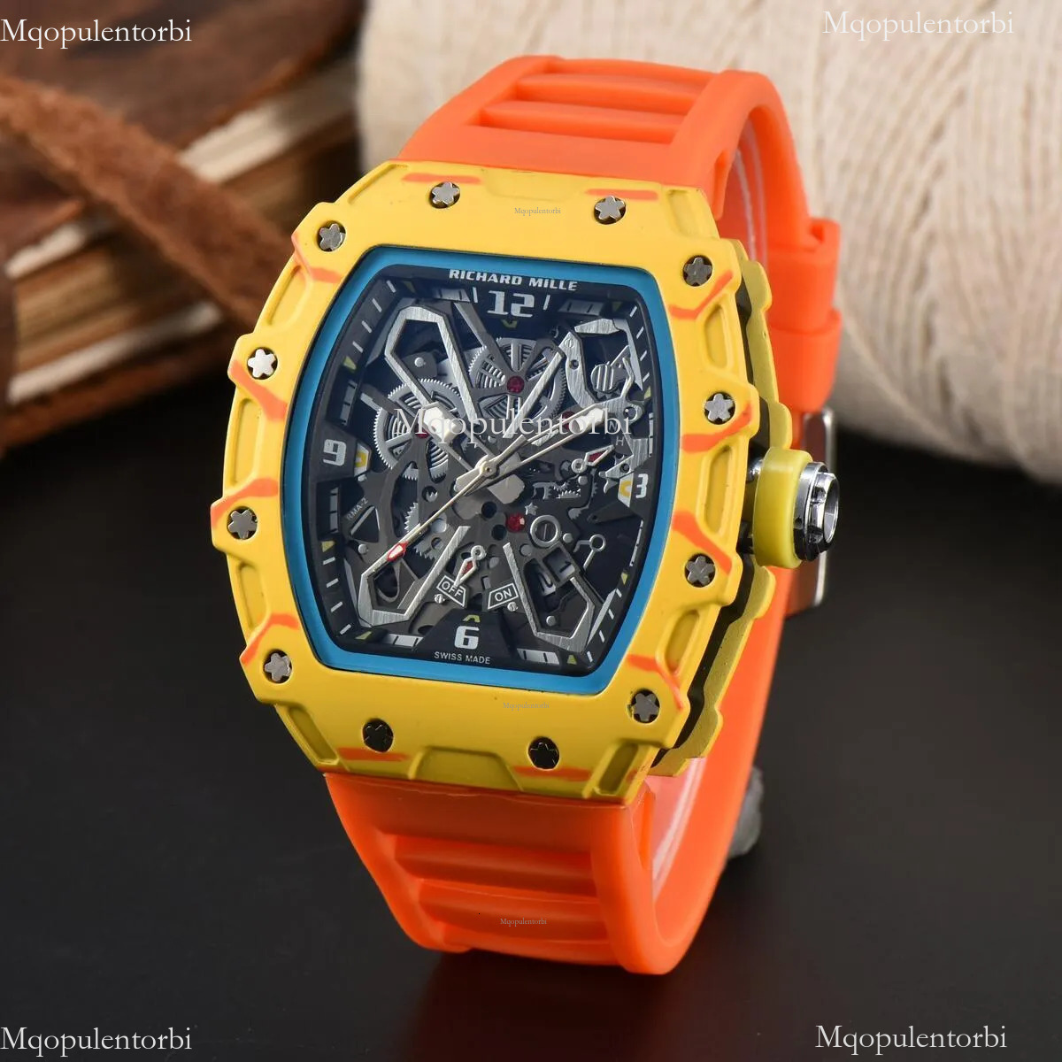 high quality Richard Millie Watch luxury mens Designer Functional Watch Business Daily Wear And Outdoor Travel With High Aesthetic Waterproof Trendy Fashion 11e