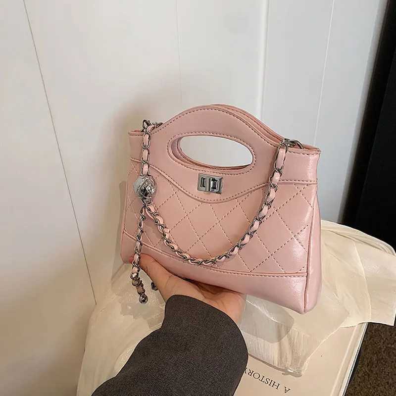 Women Vintage Fashion Chain Crossbody Bag Office Lady Versatile Shoulder Bag High Quality PU Leather HandbagW251118