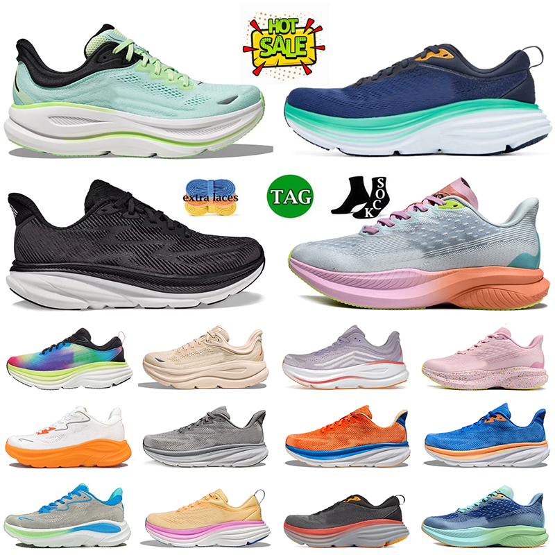 Holas Clifton 9 Hola 10 One Bondi 9s 8 Athletic Running Shoes Mach 6 Sneakers Shock Absorbing Road Fashion Free People De Blanc Top Designer Women Mens Trainers