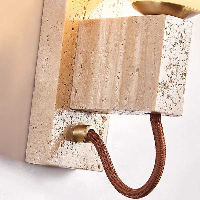 Modern Design New Home Decoration Wall Light Japanese Wabi Sabi Living Room Bedroom Simple Atmosphere LED Sconce Lamp M251118