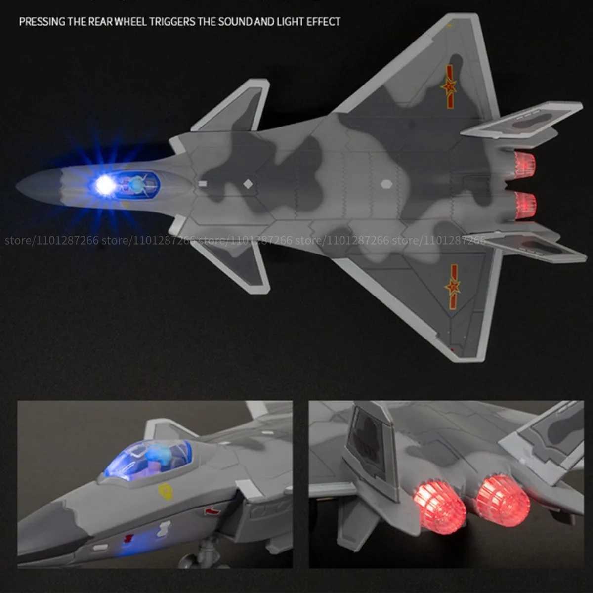 150 Pullback Go Jet Fighter F16 F22 F35 B2 J31 Aircraft Toy with Light Sound Scale Diecast Plane Model Kid Boy Baby Gift C251118