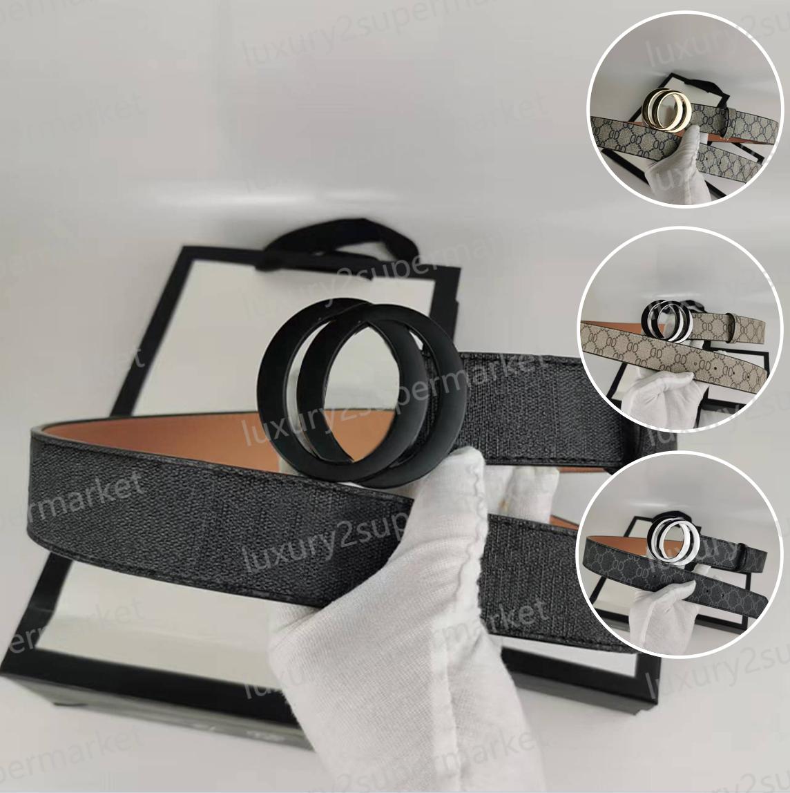 Men Designers Belts Women Waistband Ceinture Brass Buckle Genuine Leather Classical designer Belt Width 2.0cm3.0cm 3.4cm With Box