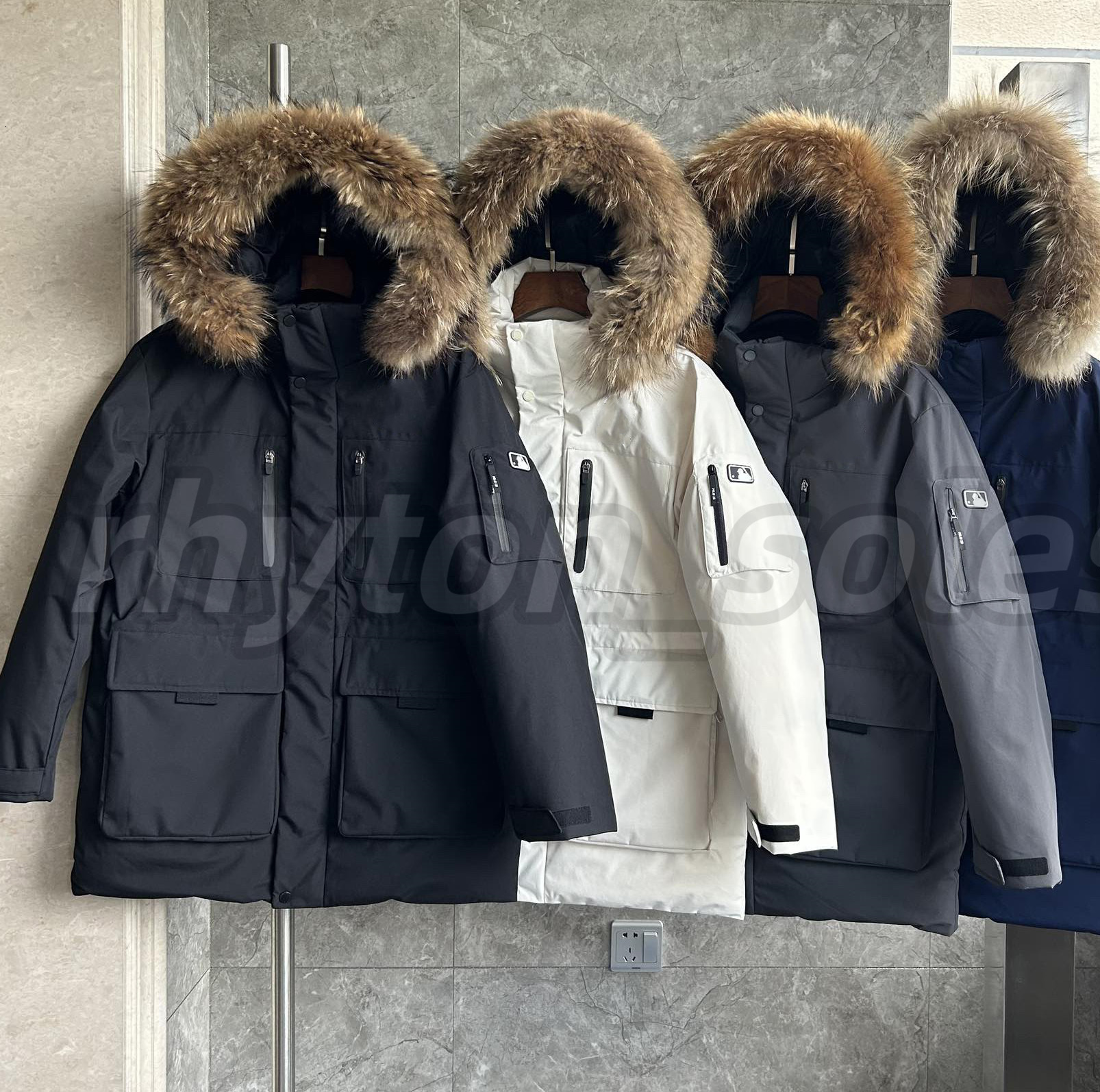 MLB Winter Jacket mens women designer windbreaker jacket Flight Winter jacket hooded Sports Casual Winter Sport windproof reflective coats XS-XXL