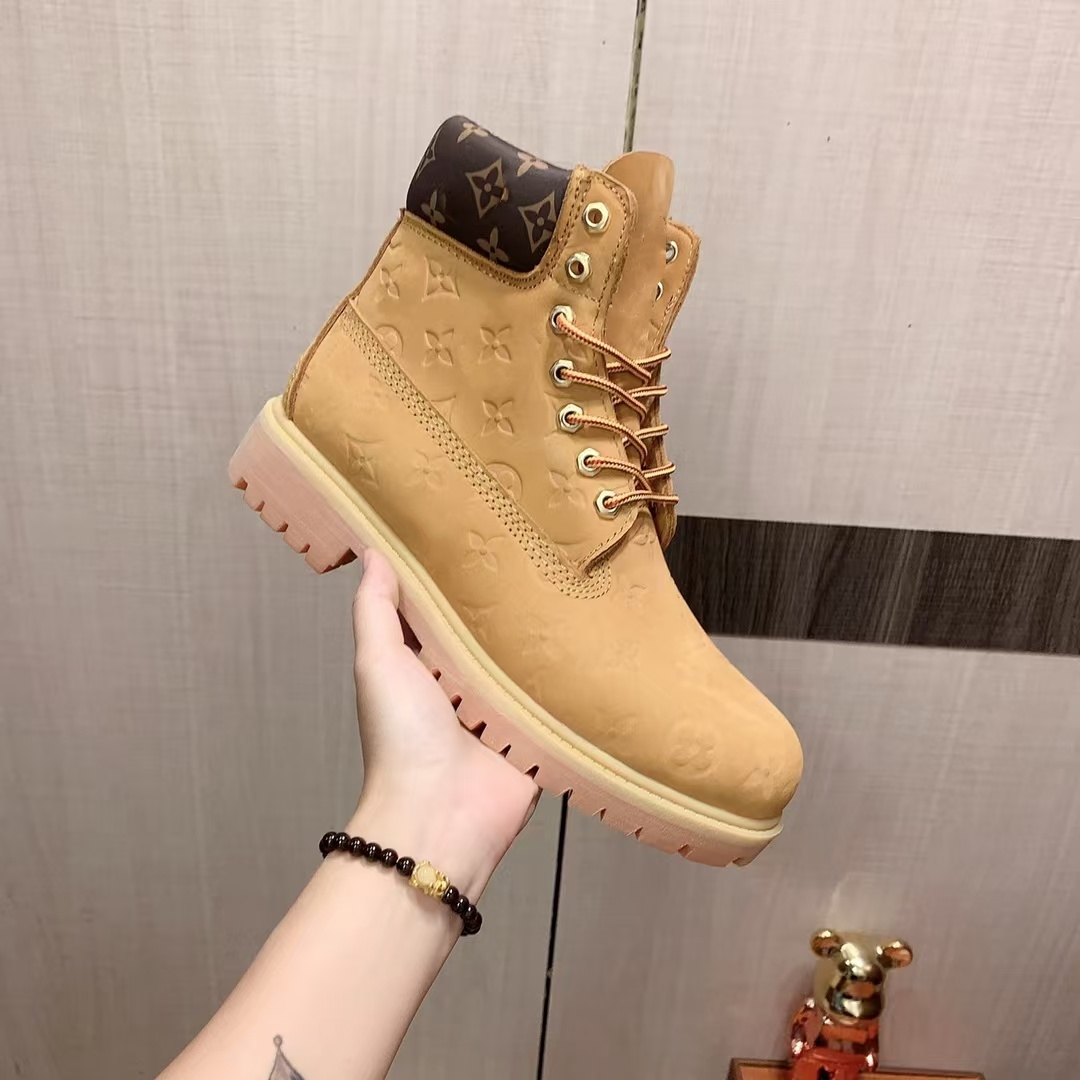 Shoes Boots Boot 2025Designer Designer Tims Men Waterproof Ankle Classic Martin Cowboy Yellow Red Blue Black Pink Hiking Motorcycle Eur 36-47 12fd