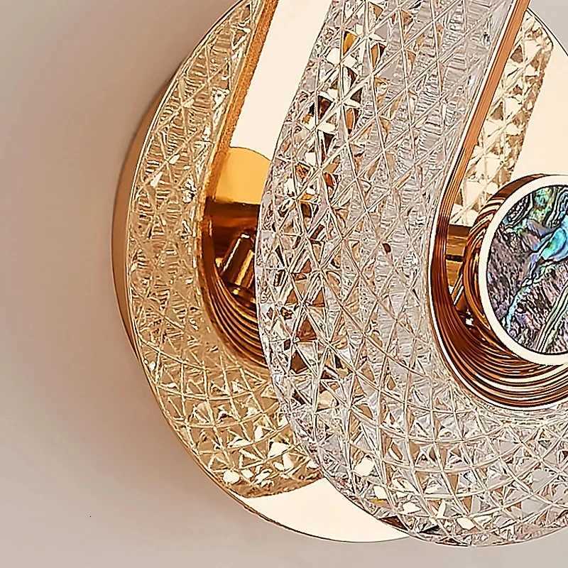 Modern Crystal Wall Lights Indoor Lighting Round/Oval LED Wall Lamp Home Decor for Kitchen Bedroom Living Room Sconce M251118