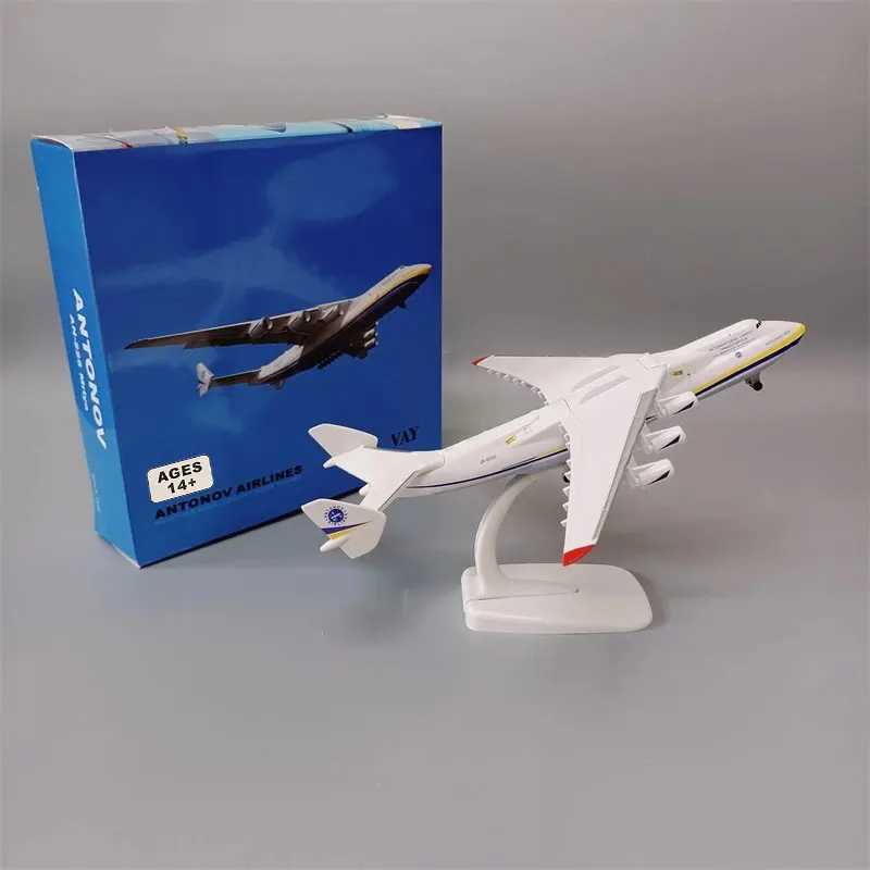 20CM Diecast Metal Alloy Antonov An-225 Mriya Airplane Model 1/400 Scale Model Toy For Collection C251118