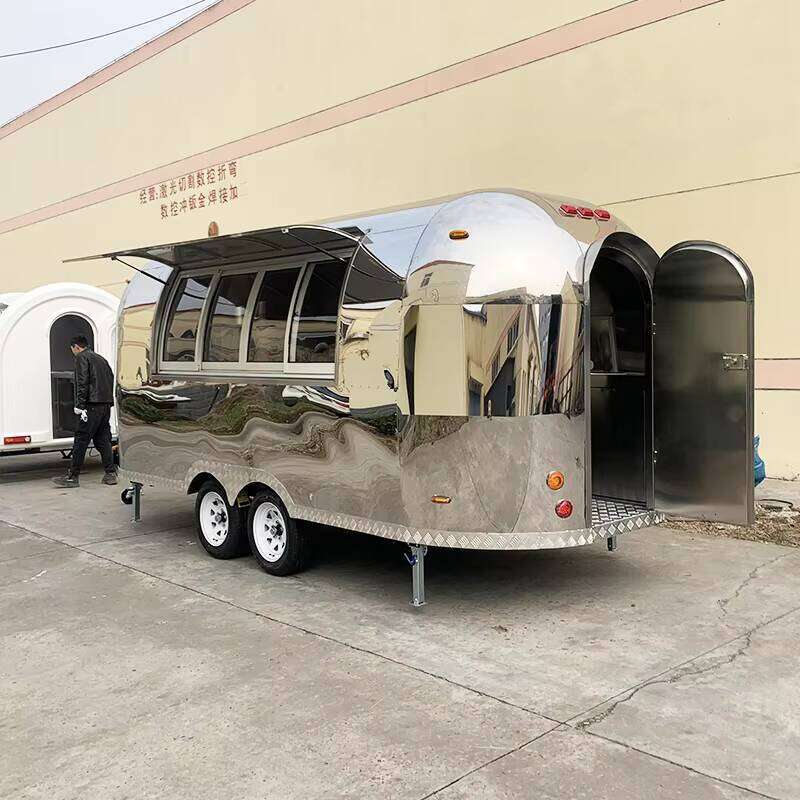 Custom Size Street Mobile Kitchen Pizza Concession Bar Food Trailer Tacos Truck Restaurant Food Truck with Full Kitchen