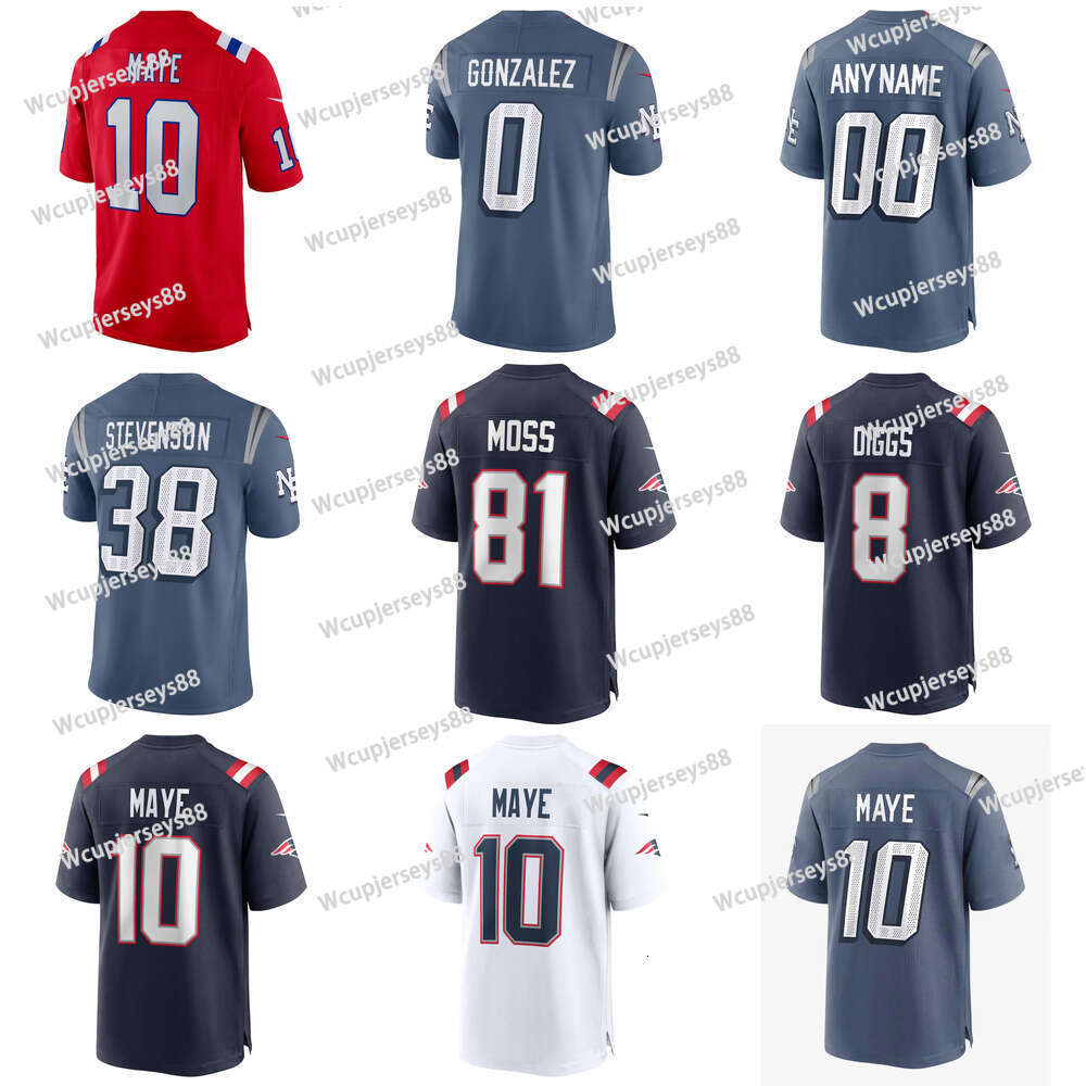2025 New Englands city PatriotsESs Drake Maye Jersey Hunter Henry Patriotes Jersey Rhamondre Stevenson Jacoby Brady Moss Rivalries Collection Football Jerseys