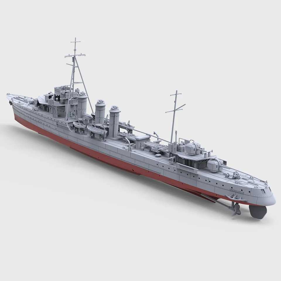 SSMODEL SSC745 1/700 1/350 Bourrasque-Class French Destroyer Bourrasque 1939 Full Hull Military Model Kit Miniature Static C251118