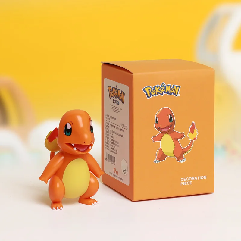 Pokemon Licensed Pikachu 1/10 Scale PVC Model Kit Kawaii Collectible Action Figure Bulk Stock Kids Birthday Party Favors Gifts