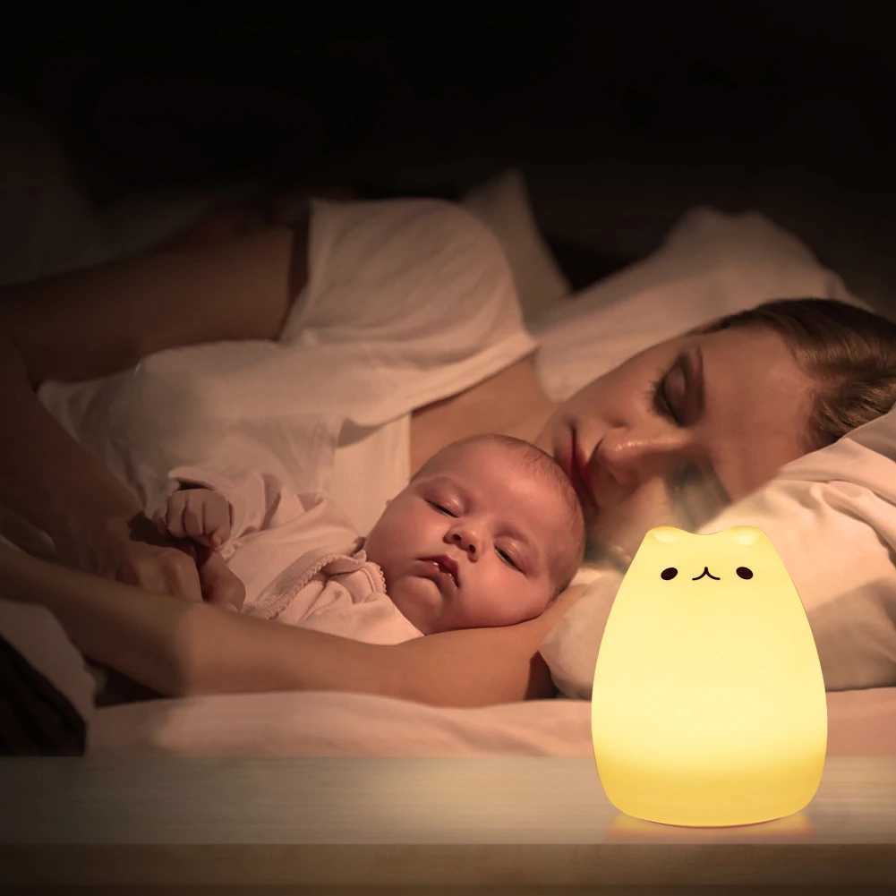 CLEARANCE BIG DISCOUNTS Night Light Li Battery Built-in Normal White Light Mode for Nursery Perfectas Children Night Light M251118