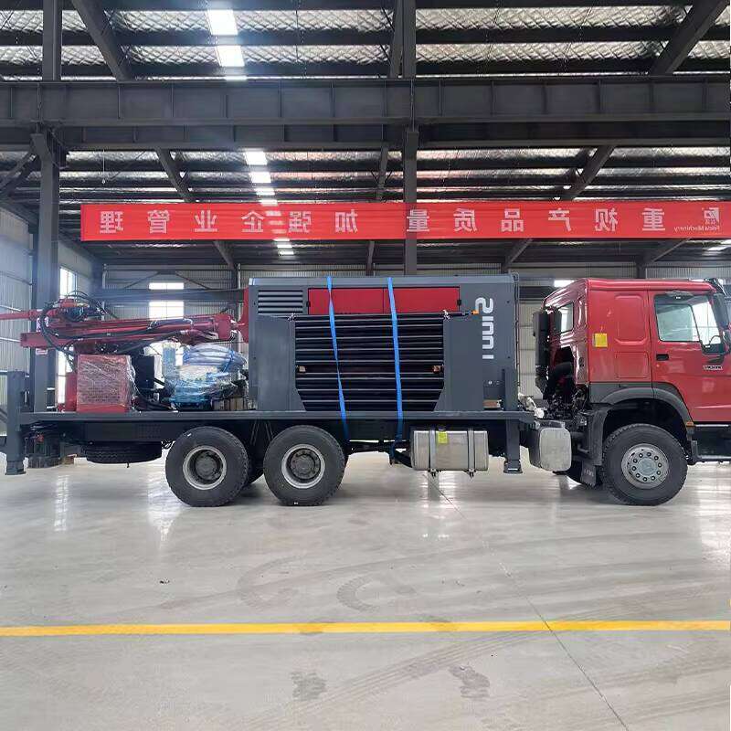Truck Mounted Water Well Drilling Rig With Mud Pump Hydraulic Bore Hole Deep Water Drilling Machine