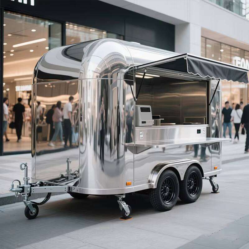 2025 High-Configuration Mobile Dining Car/Street Food Snack Car/Ice Cream Coffee Vending Car