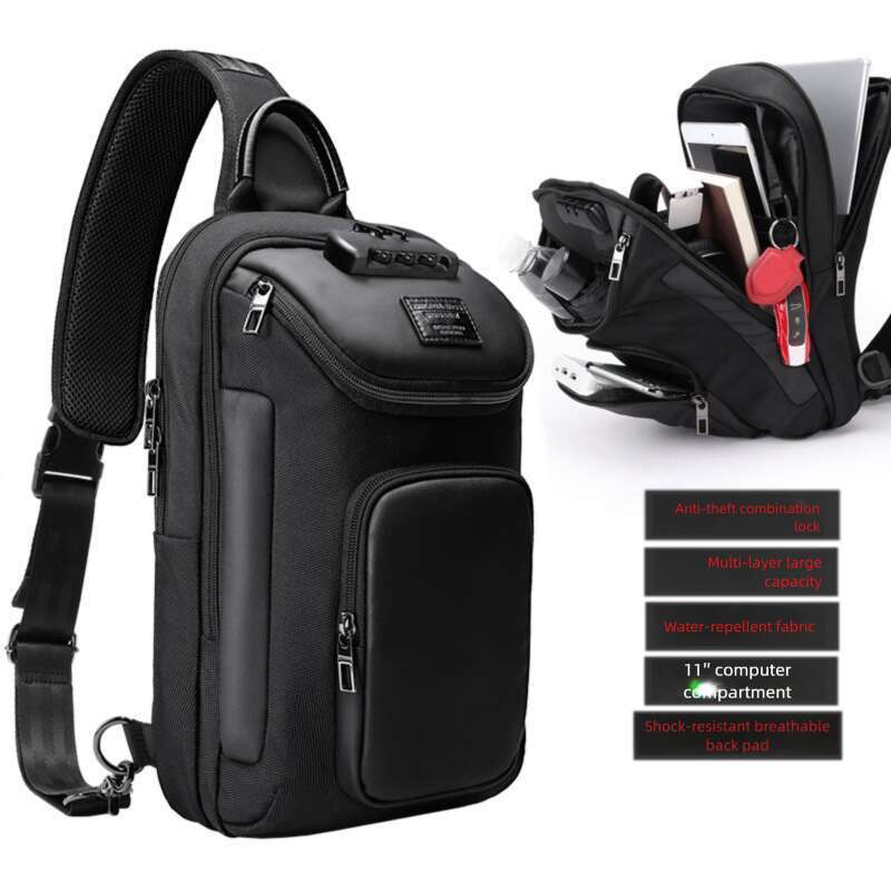 Luxury Bag Designer Niche Cross Body Multifunctional Large Capacity Casual Sling High-end Shoulder Bags Password Lock pingb Computer Backpack Men