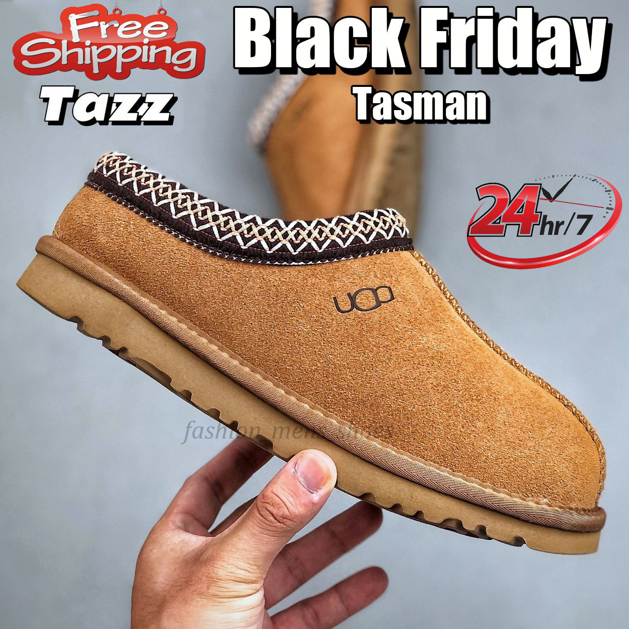 Tasman Slippers Tazz mustard seed Chestnut Sand Fur Slides Sheepskin Classic Ultra Mini Platform Boot Winter Women Men Slip-on Shoes Suede Upper Wool free shipping