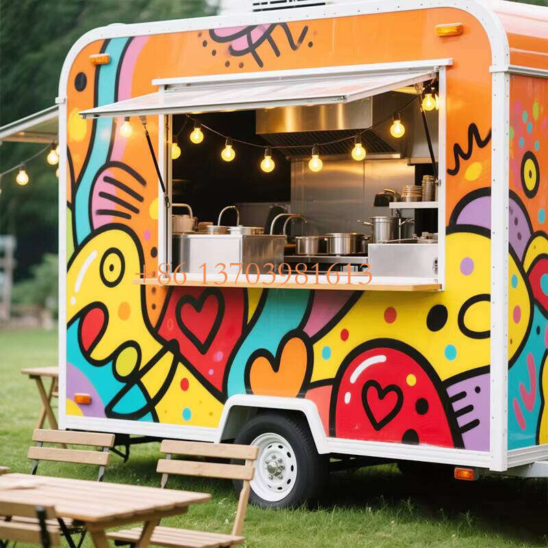 Customized Fully-Equipped Food Truck Mobile Kitchen for Profitable Street Business