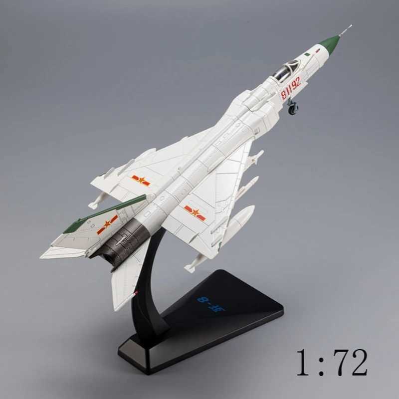 172 J-8 Fighter Model 1100 J-8 Alloy Model 81192 Chinese J-8 Nansha Alloy Model Collectible Military Aircraft Toy Building Set C251118