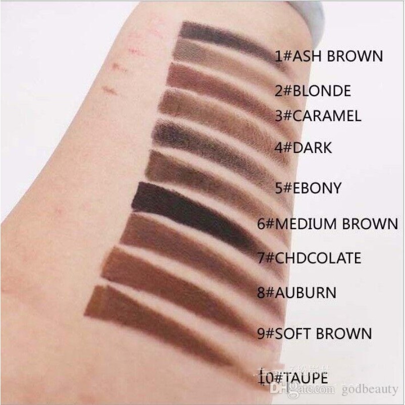 anastasia beverly hills dipbrow Pomade Medium Brown Waterproof Makeup Eyebrow 4g Blonde/Chocolabrow 4g Blonde Chocolate Dark Brown Ebony