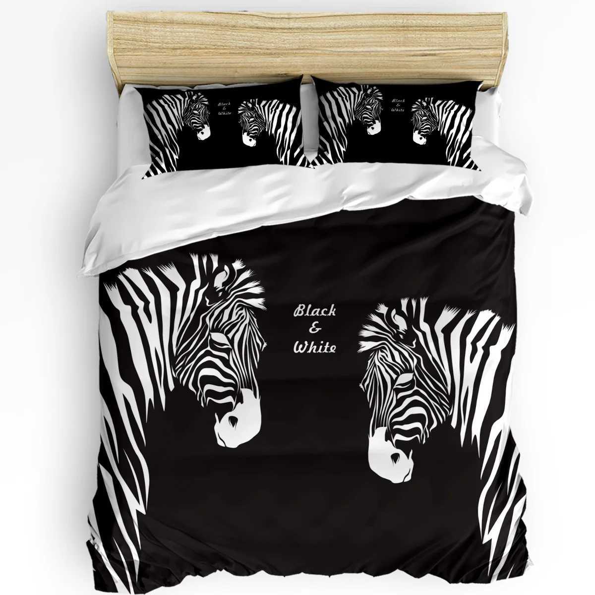 Horses Bedding Set For Bedroom Bed Home Abstract Stallions Simple Design Equestrian Animal Duvet Cover Quilt Cover caseM251118