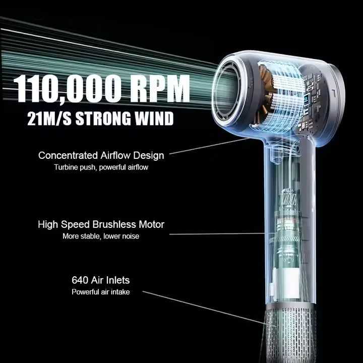Hair Dryer for Travelhome Lightweight Negative Ionic Hair Blow Dryer Colorful Hair DryerT251118