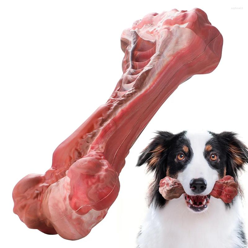 Update Pet Bone Toy Chewing Dog Bite Simulation Rubber Interactive Grinding Teeth