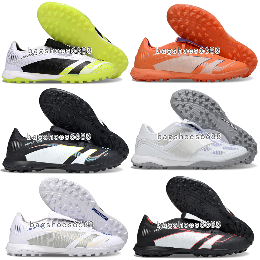 Outlet TF PREDATO 25 ELITE TF BOOTS Laceless Lamine Yamals Durable Elite Victory Youth Football Shoes ELITE Estelar Messis Boots League TF 25 Soccer Cleats