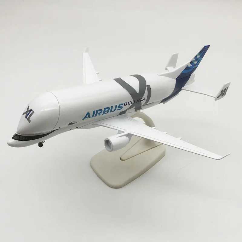 A330 Beluga Airways Airplane 42cm/20cm 1150 Scale Diecast Resin Aircraft Metal Model Jet Openable Cargo Bay With Base Display C251118
