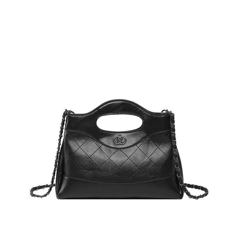 Ladies Fashionable Diamond Grid Chain Crossbody Bag Single Shoulder Bag Square Shape Polyester Lining PU Material HandbagW251118