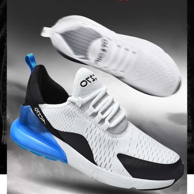 Free shipping new sports shoes full-length air cushioned shoes shock-absorbing running shoes soft soled fashionable plus size sports and leisure shoes