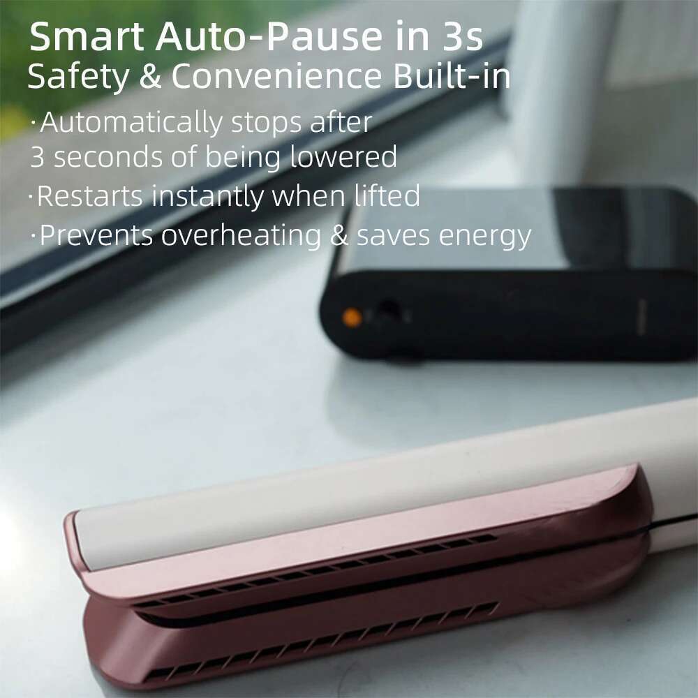 Professional 2 IN 1 Straightener Dryer Heat-Up Hair Flat Negative Ion Iron Long-Lasting Styg Tool Wet And Dry