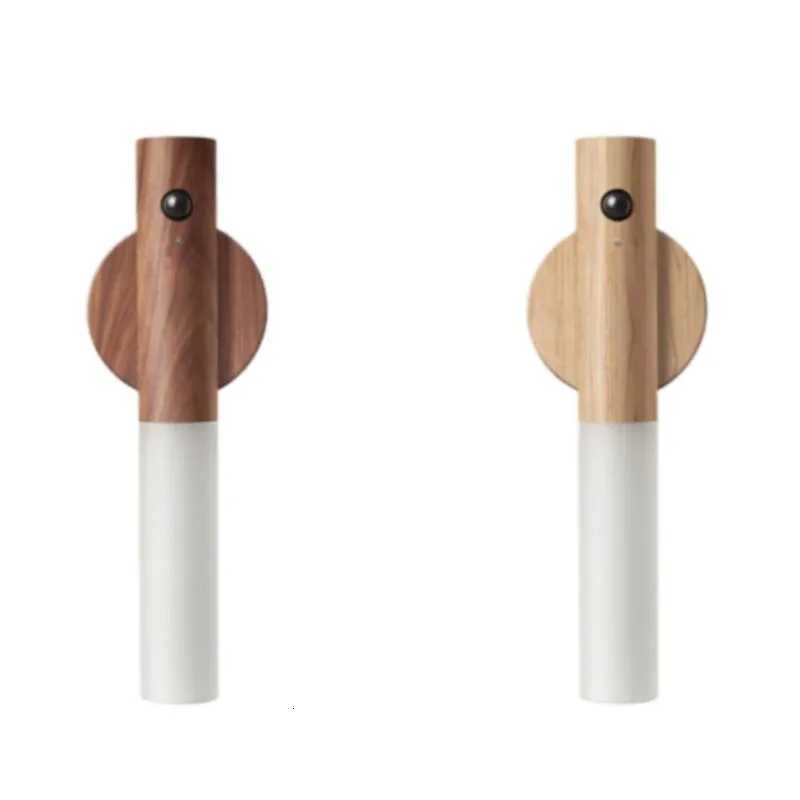 Night light Motion sensor night light Rechargeable wall light Magnetic wall light Wooden wall light for bedroom stairs M251118