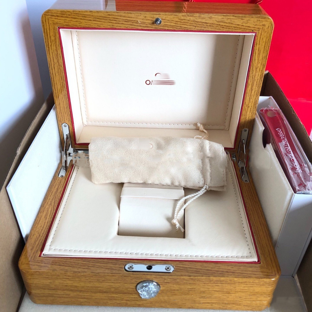 Watch Boxes khaki Wooden Box Brand Packaging Storage Display Cases With Certificate Protect Watch Luxury Design With label