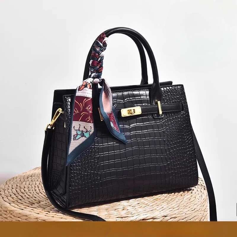 Lychee Pattern Kelly Bagwomen's Shig Bag Fansman Women'sbag High-Endelephantgrayhandbagpurses And Handbags