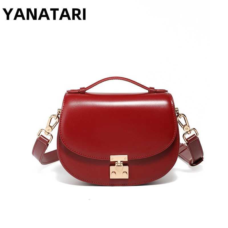 YANATARI Genuine leather woman bag cowhide Shoulder bag Minimalism luxury bags womans high quality 2025 ladies crossbody bagW251118